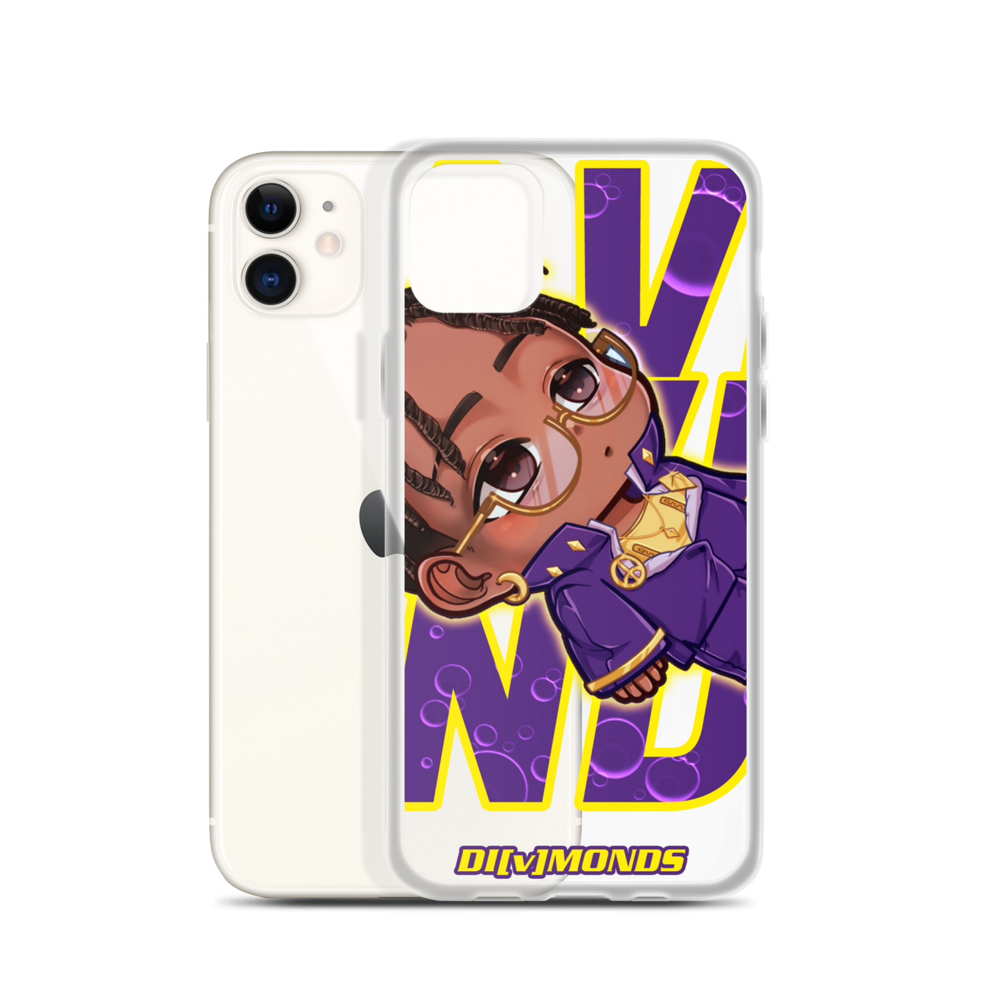 SHINING DIVMOND - Clear Case for iPhone®