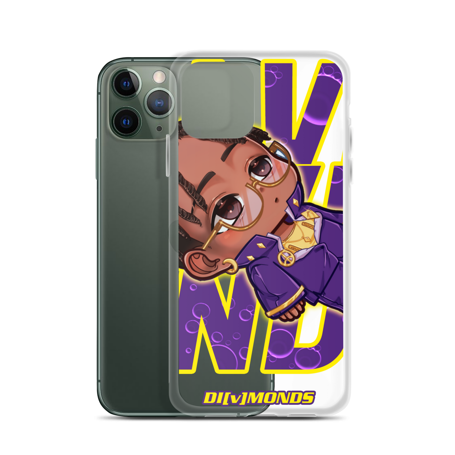 SHINING DIVMOND - Clear Case for iPhone®