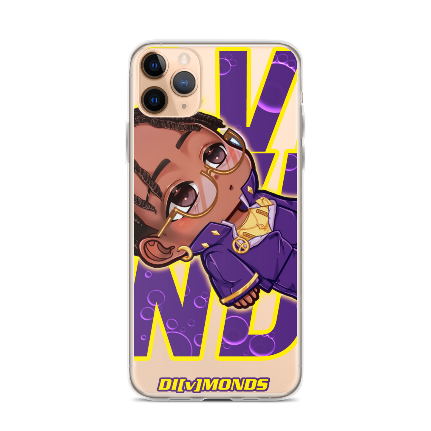 SHINING DIVMOND - Clear Case for iPhone®