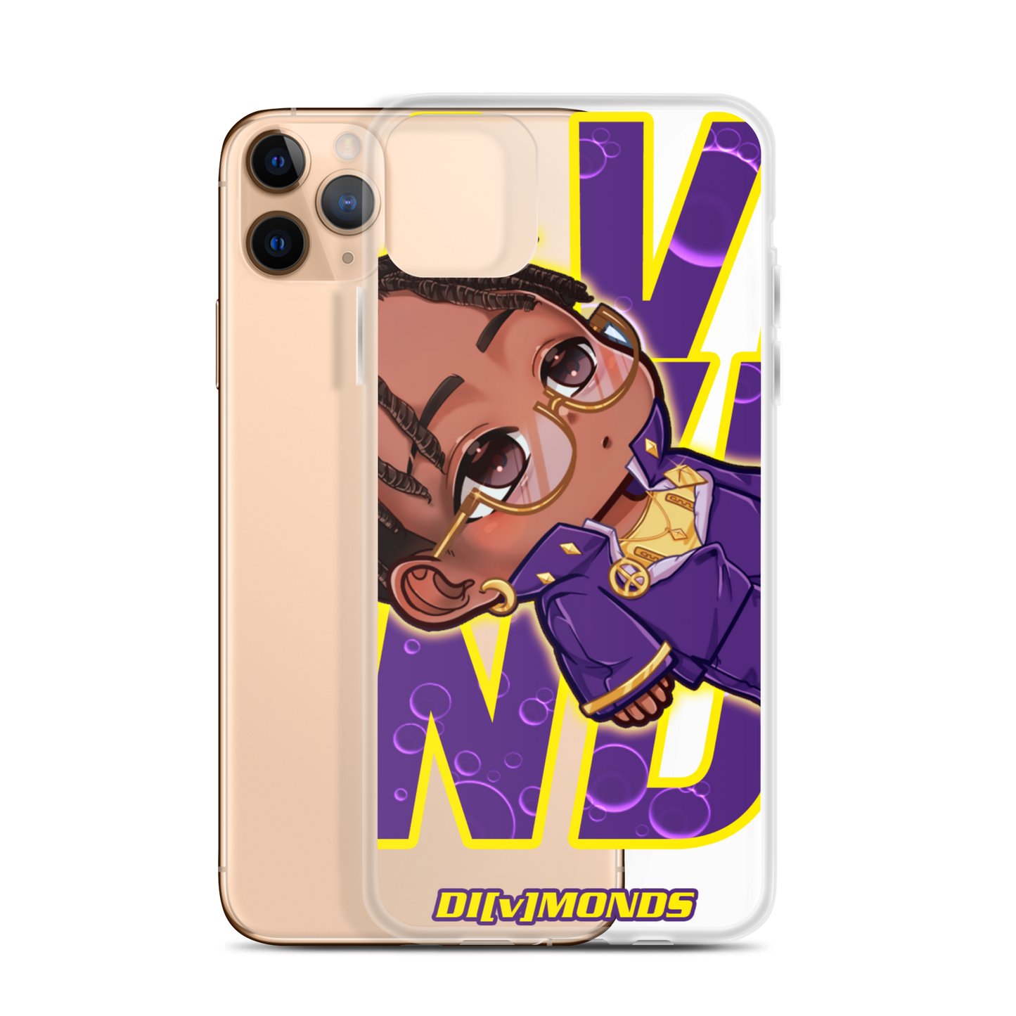 SHINING DIVMOND - Clear Case for iPhone®