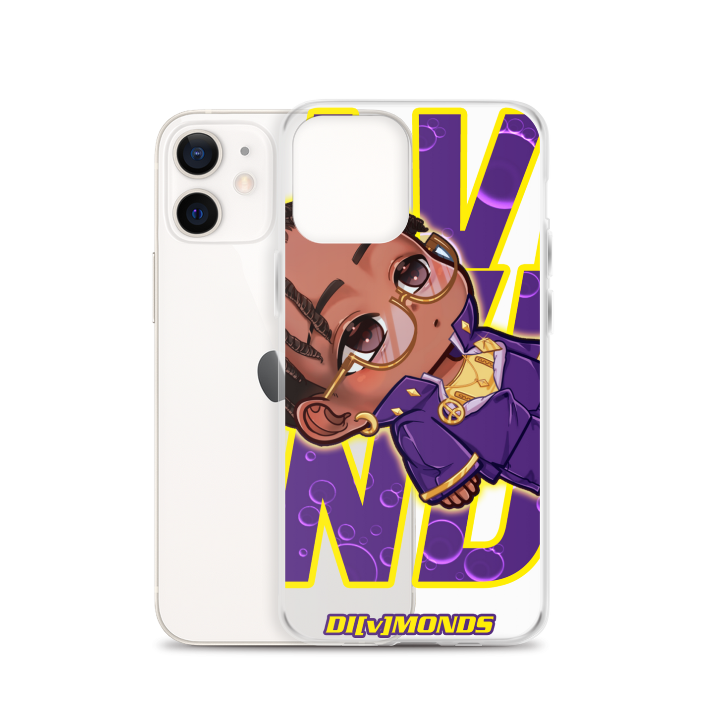 SHINING DIVMOND - Clear Case for iPhone®