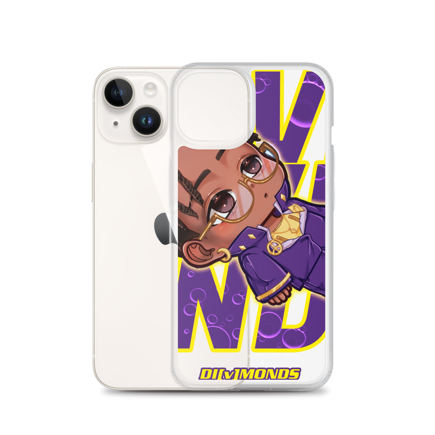 SHINING DIVMOND - Clear Case for iPhone®