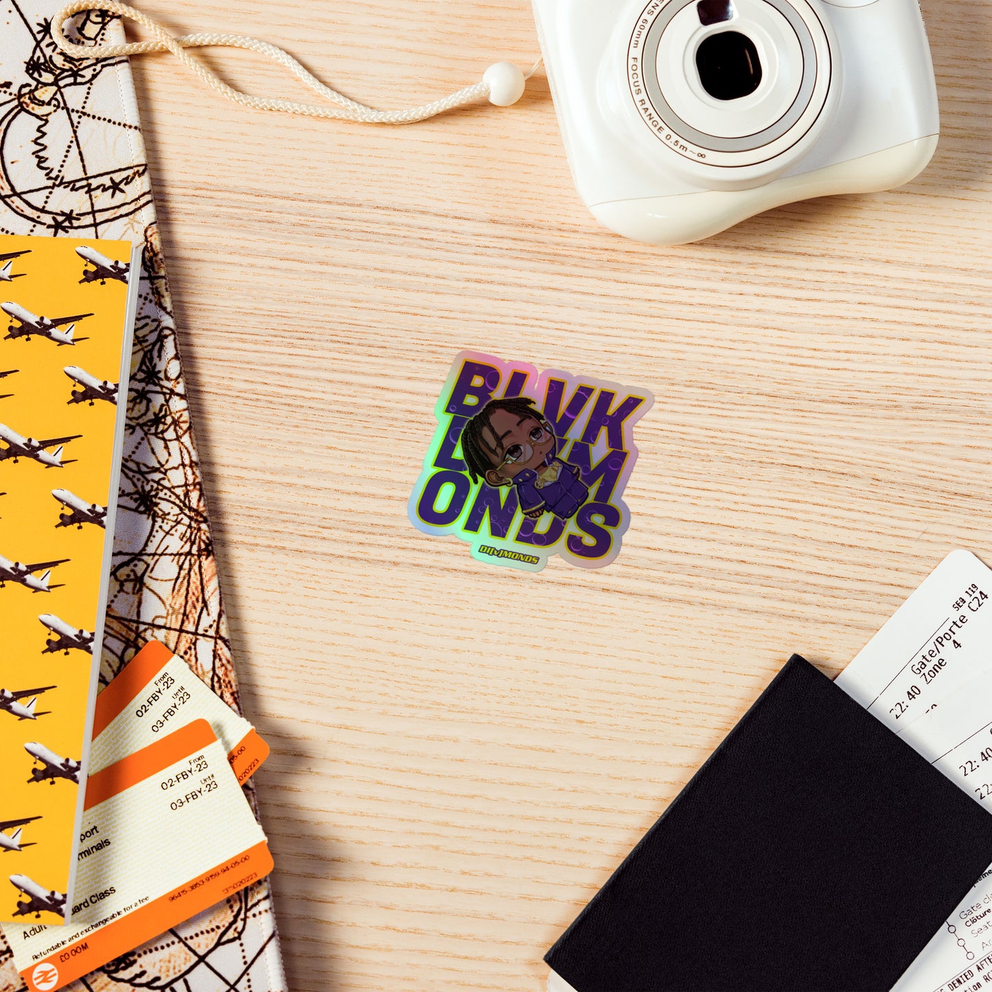 SHINING DIVMOND - Holographic sticker