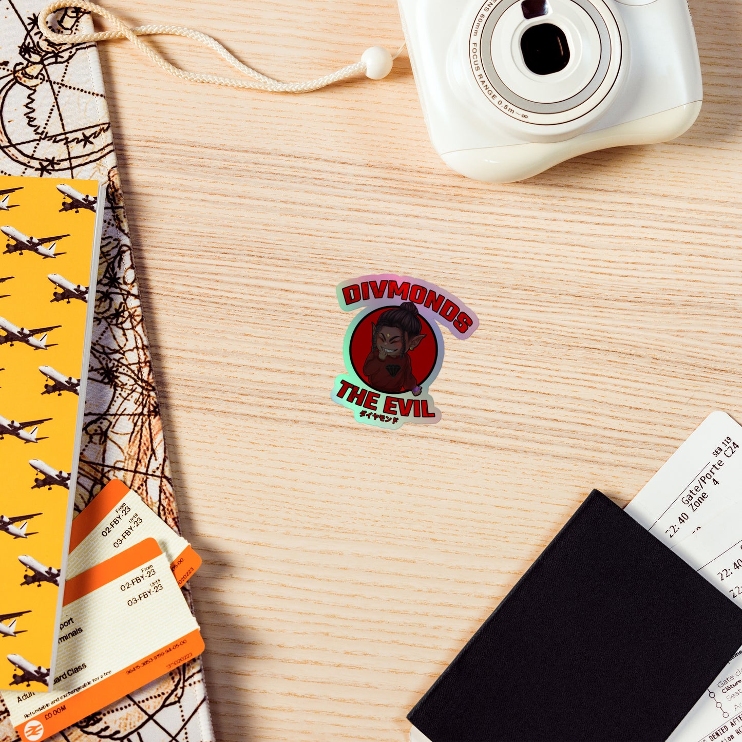 DIVMONDS THE EVIL - Holographic sticker