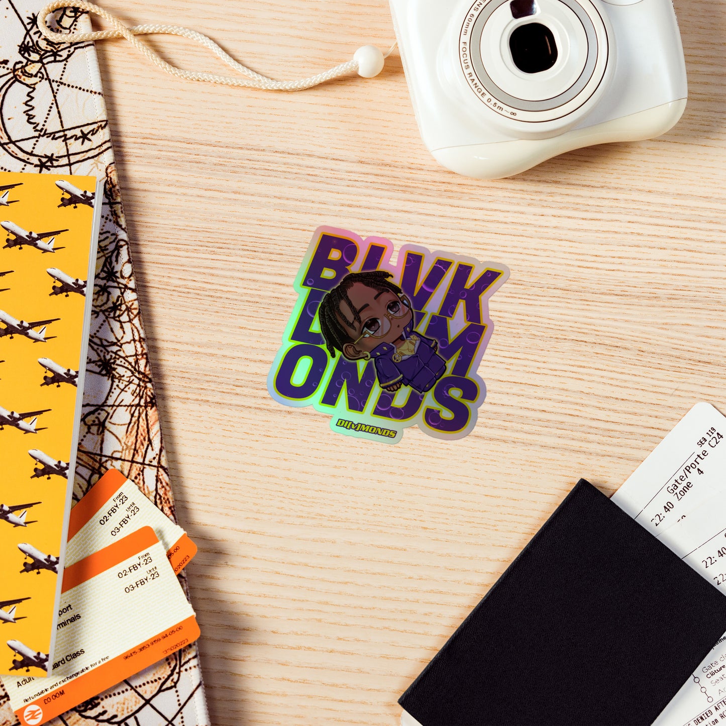 SHINING DIVMOND - Holographic sticker