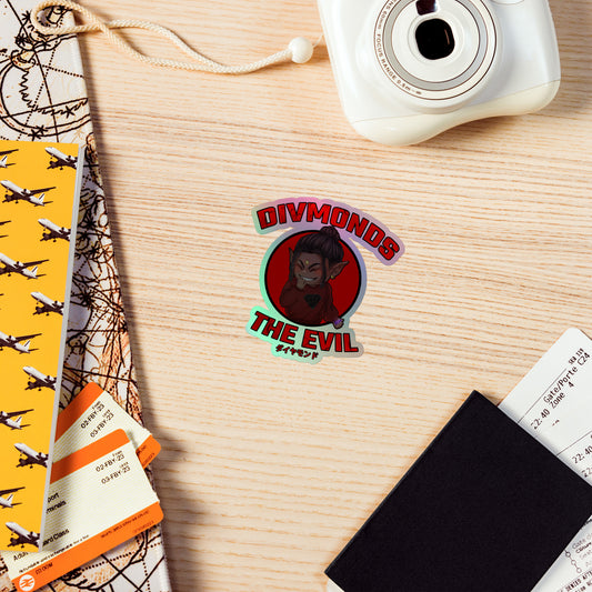 DIVMONDS THE EVIL - Holographic sticker