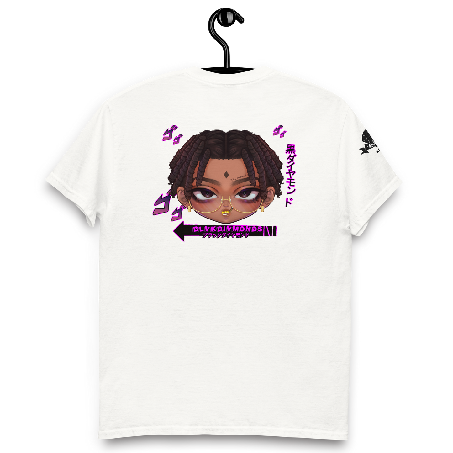 DIVMOND HEAD- POCKET TEE - WHITE