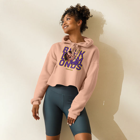 SHINING DIVMOND - Women's Cropped Hoodie